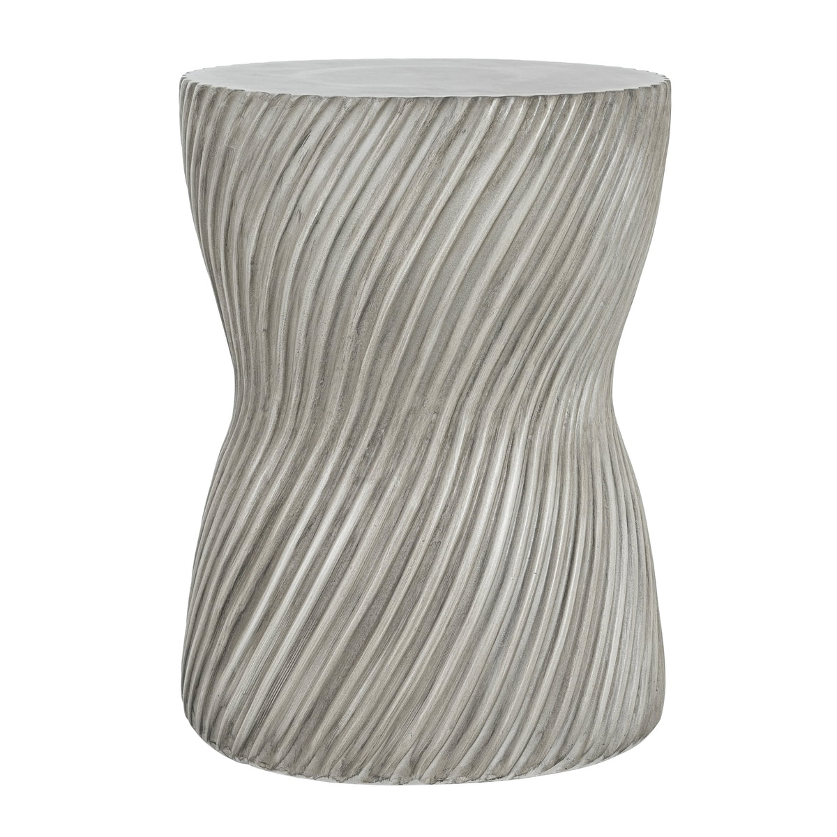 Outdoor MGO Concrete Hourglass Side Table