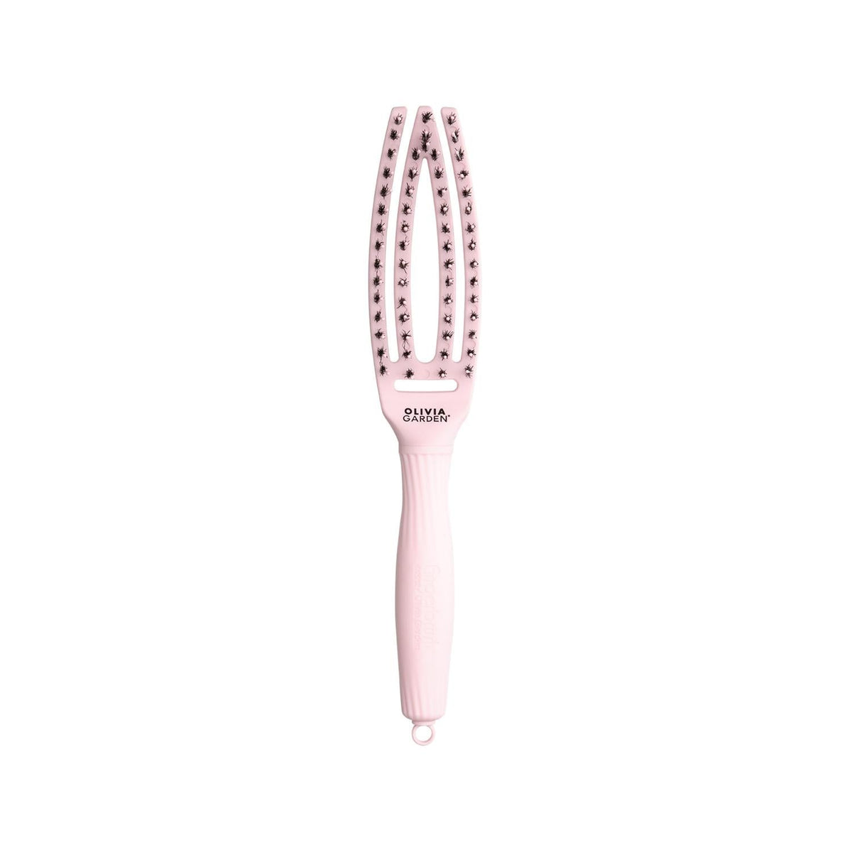 Olivia Garden Fingerbrush Care Iconic Boar & Nylon Pink S