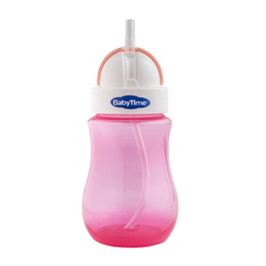 Baby Time Pink Straw Cup for Easy Hydration