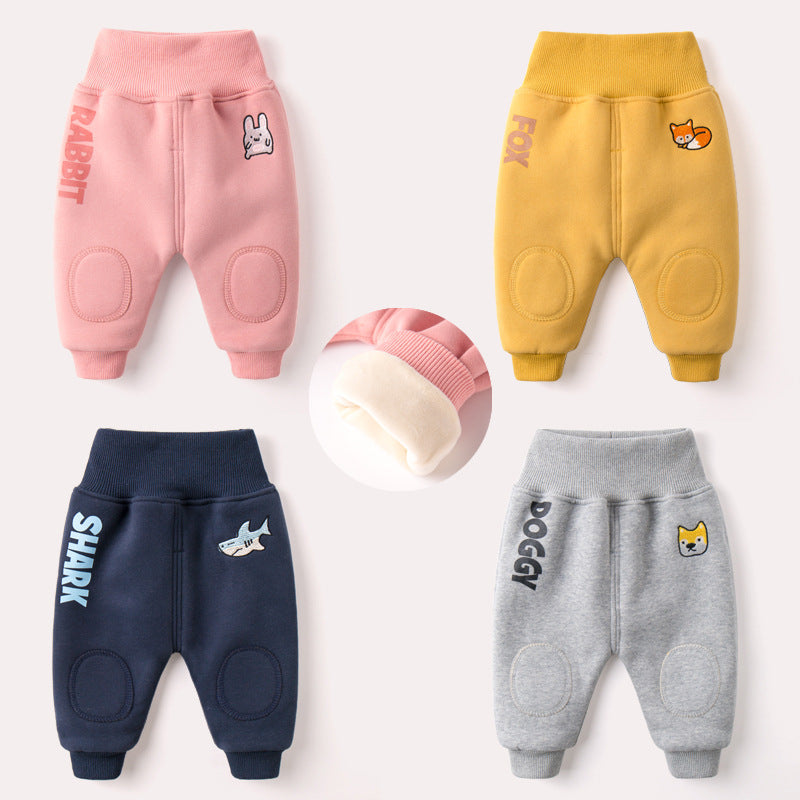 Baby Winter Plus Velvet Large PP Pants - # BAAA1B1310006 & GIAA21410026 & BOAA11410011