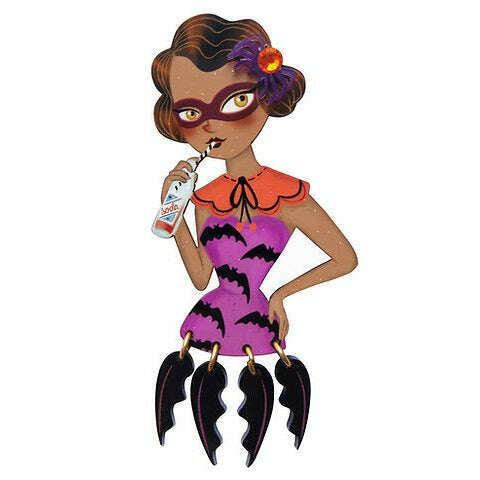 Bat Girl Brooch by Laliblue | PRE-ORDER SHIPS IN 2-3 WEEKS