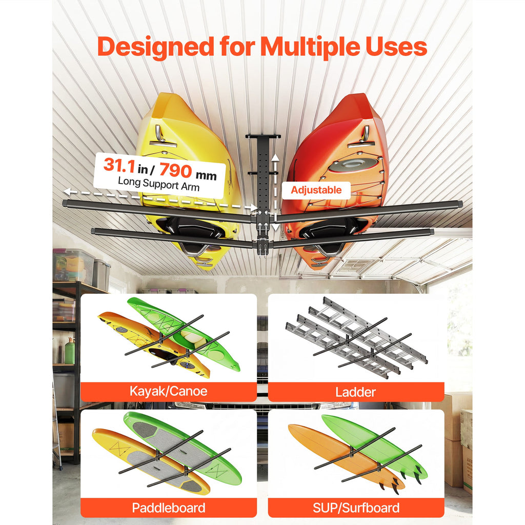 Kayak Storage Rack for 2 Kayaks