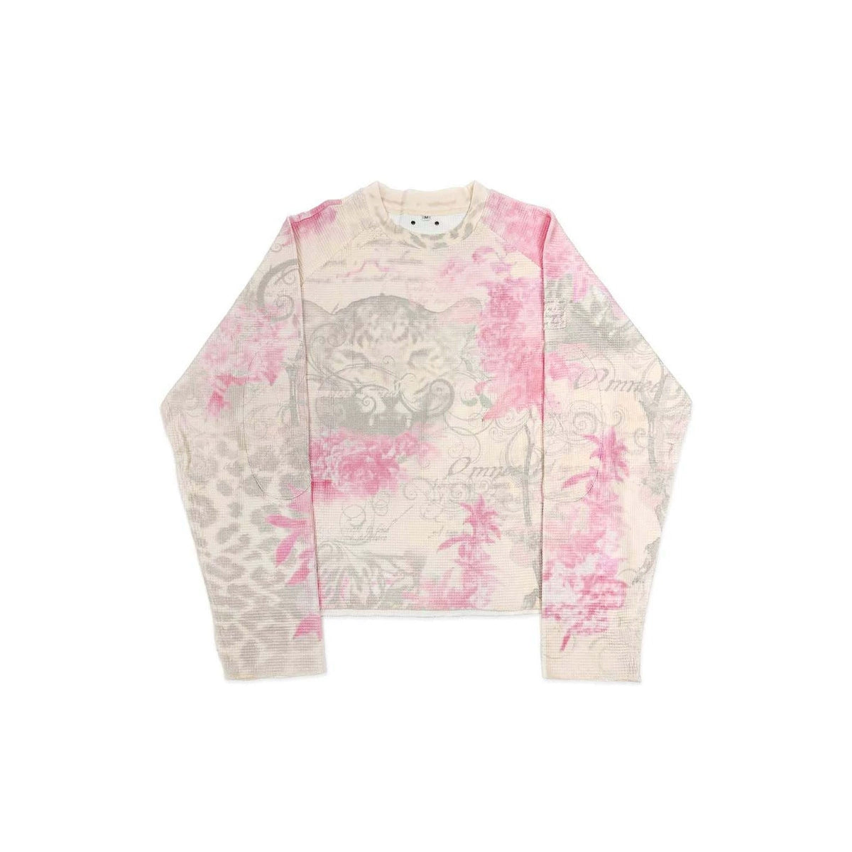 Retro-printed Fashion Casual Crew-neck Long-sleeve T-shirt