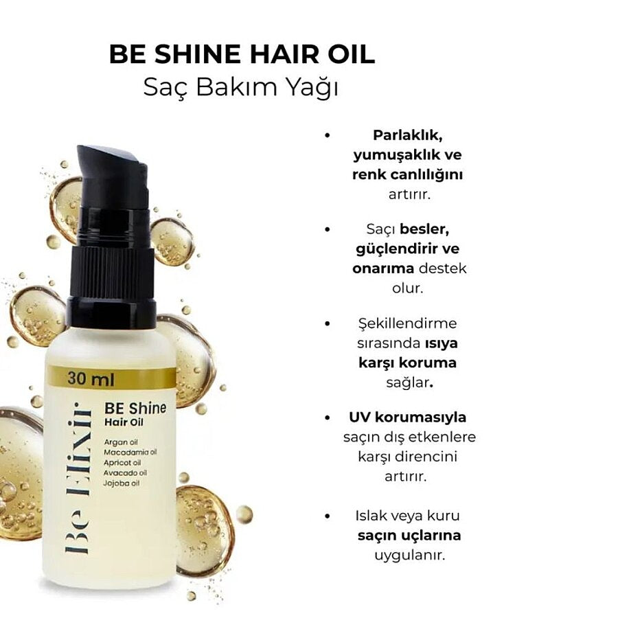 Be Beauty Essence Be Elixir Hair Oil Shine & Smoothness 30 ml