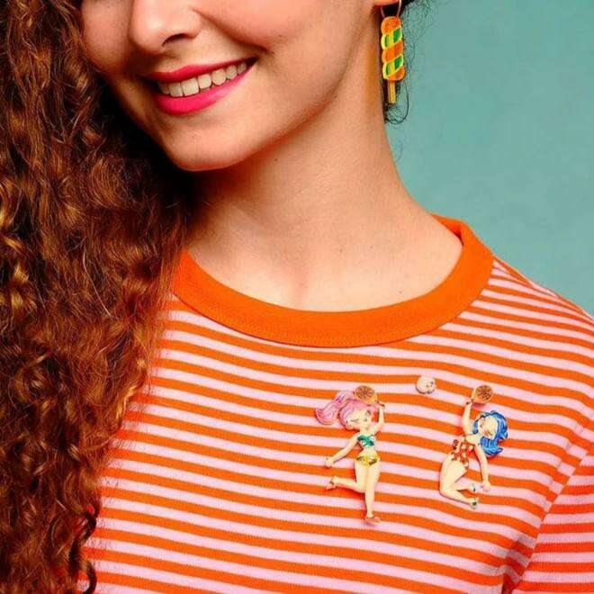 Beach Shovels Brooch by Laliblue | PRE-ORDER SHIPS IN 2-3 WEEKS