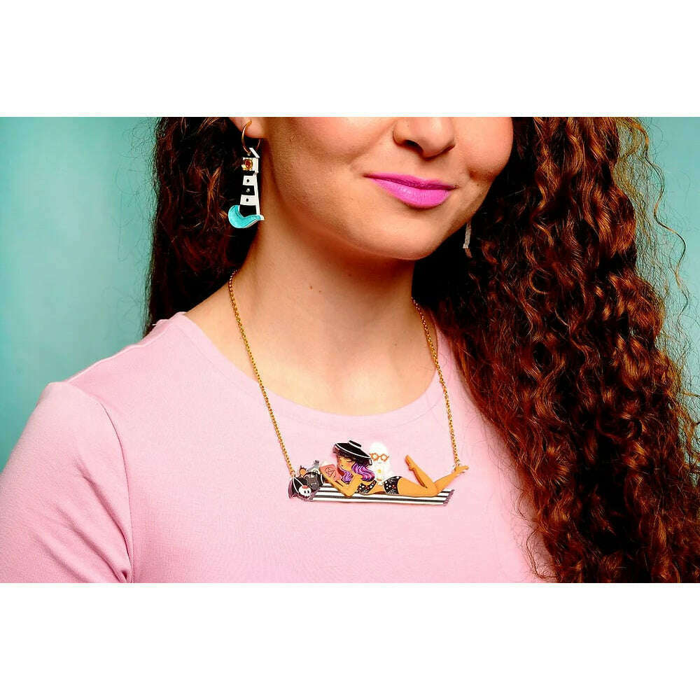 Beachy Gothic Girl Necklace by Laliblue | PRE-ORDER SHIPS IN 2-3 WEEKS