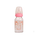 Bebedor Heat Resistant Glass Baby Bottle Pink 125 ml