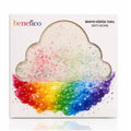 Benefico Rainbow Cloud Bath Bomb for Colorful Relaxation