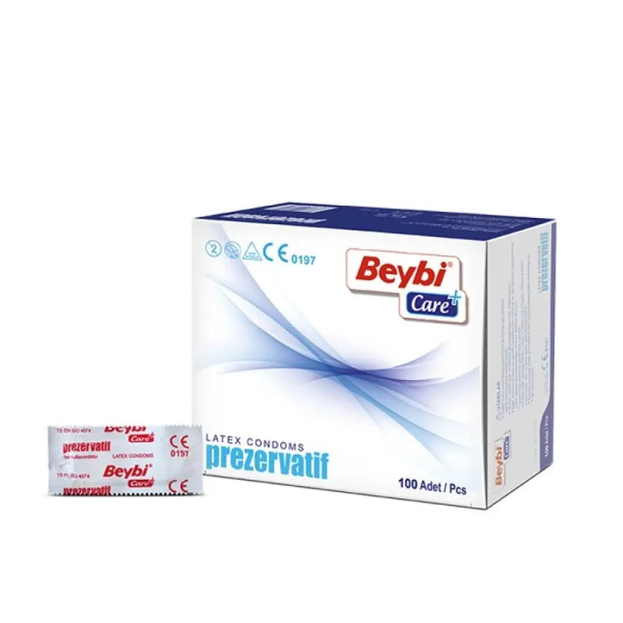 Beybi Latex Condoms Extra Thin Bulk Pack 100 Count