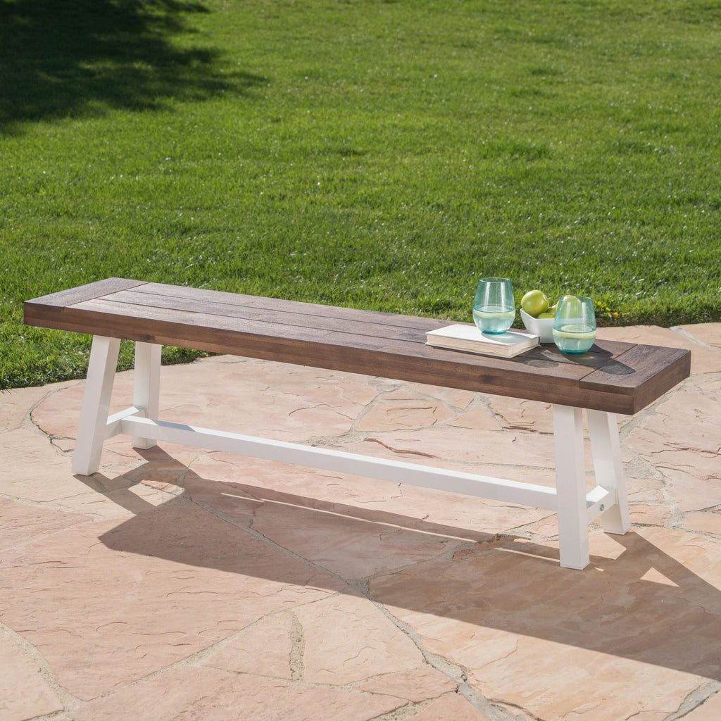 Outdoor Acacia Wood Bench