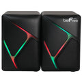 Befree Sound Dual Compact LED Gaming Speakers - BFS-N115