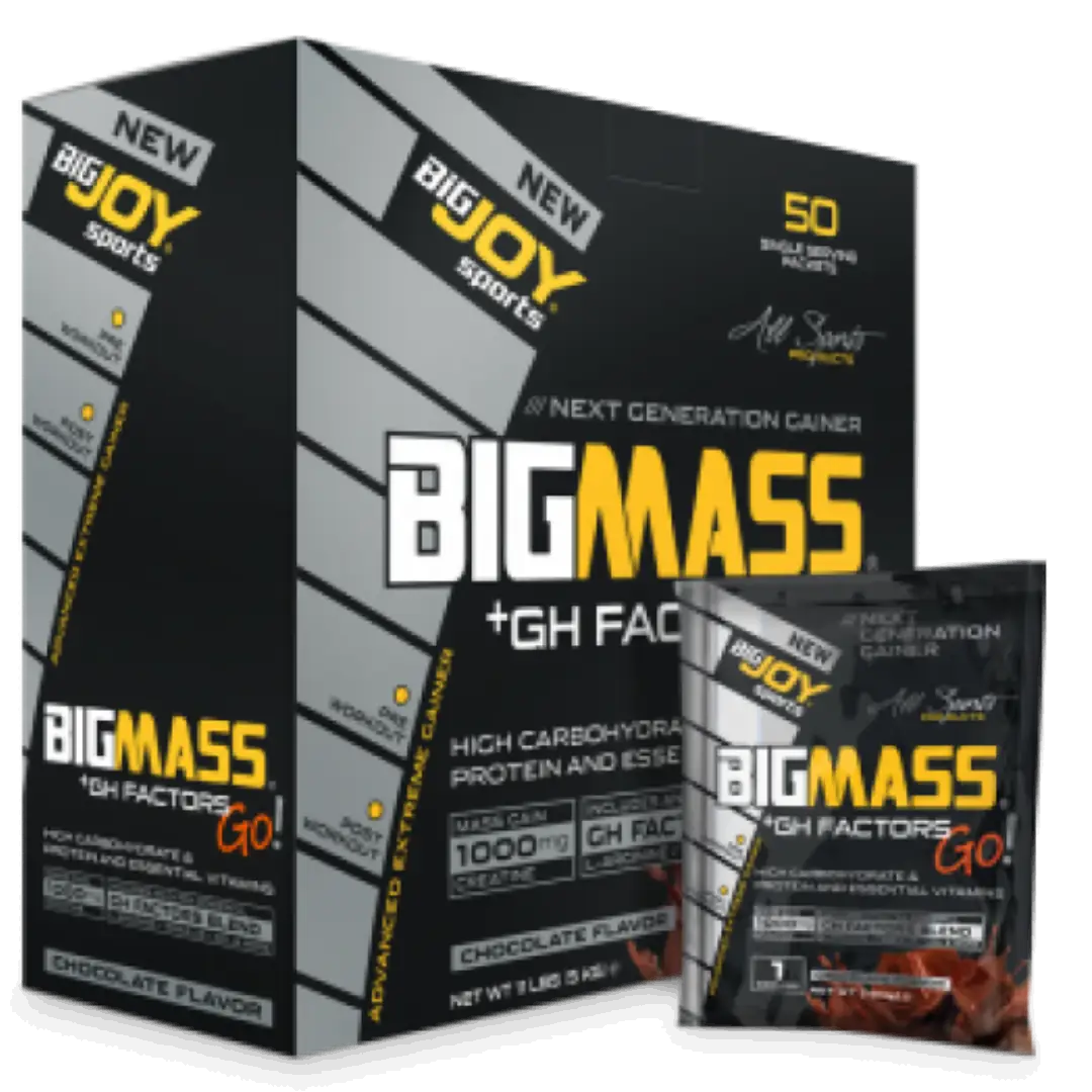 Bigjoy Sports Big Mass +GH Factors Weight Gainer 50 Sachets