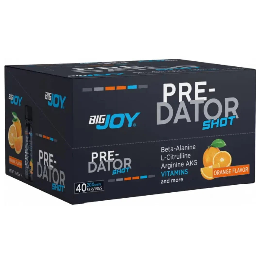 Bigjoy Sports Pre-Dator Shot Pre-Workout Supplement 40x20 ml