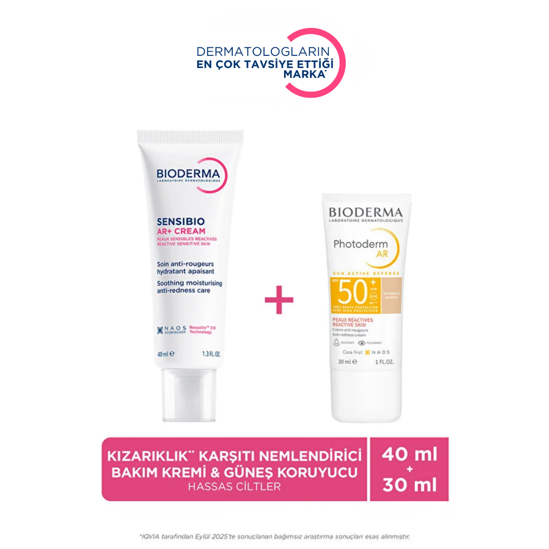 Bioderma Sensibio AR+ Cream and Photoderm AR SPF50+ Set 2-Piece