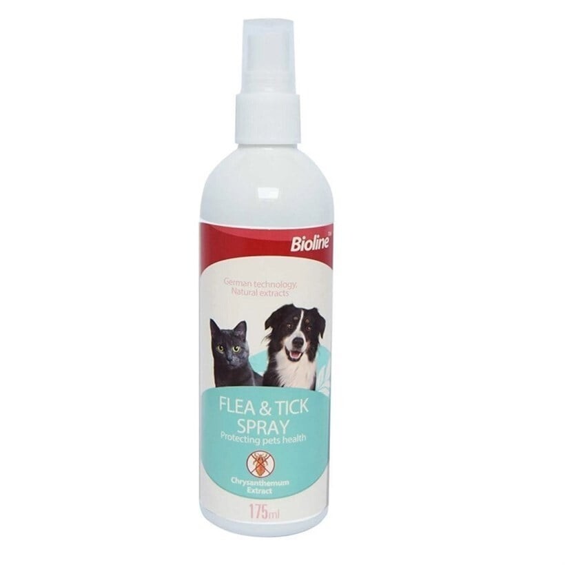 Bioline Cat & Dog Herbal Parasite Repellent Spray 175 ml
