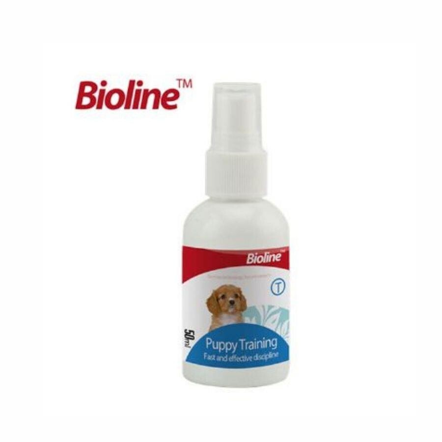 Bioline Puppy Potty Training Spray Effective Aid 50ml