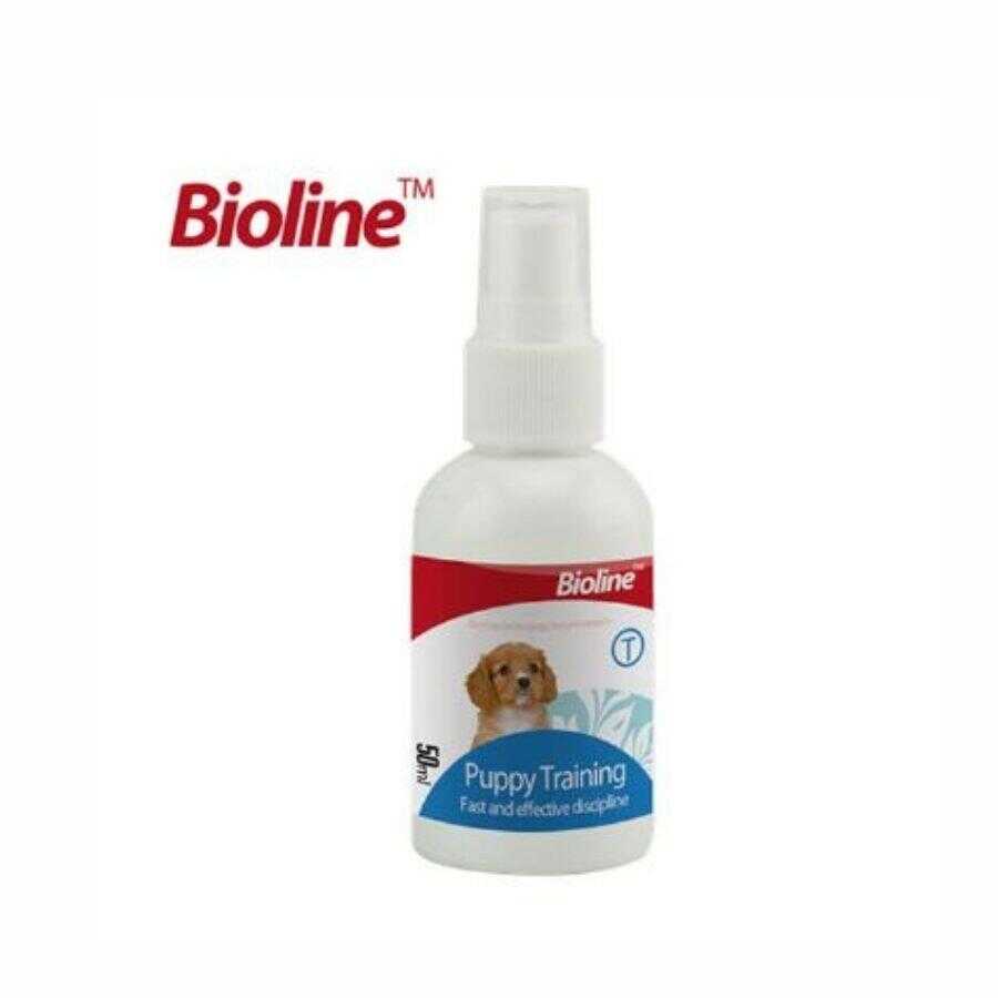 Bioline Puppy Potty Training Spray Effective Aid 50ml