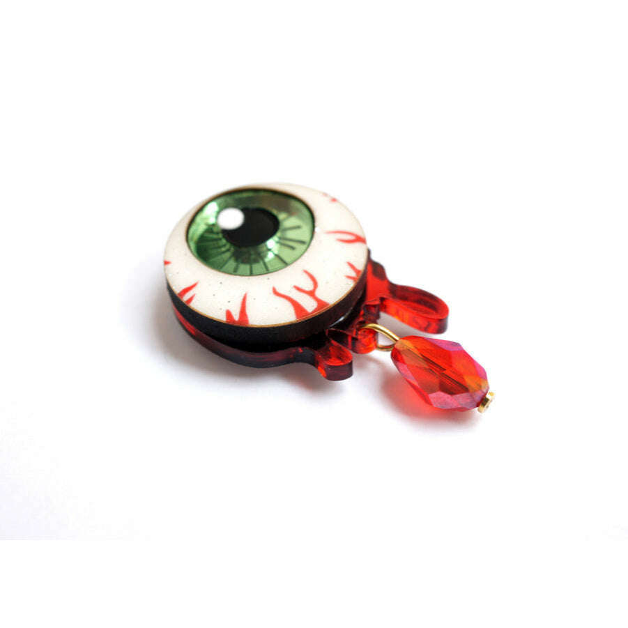 Bloody Eye Button Cover by Laliblue | PRE-ORDER SHIPS IN 2-3 WEEKS