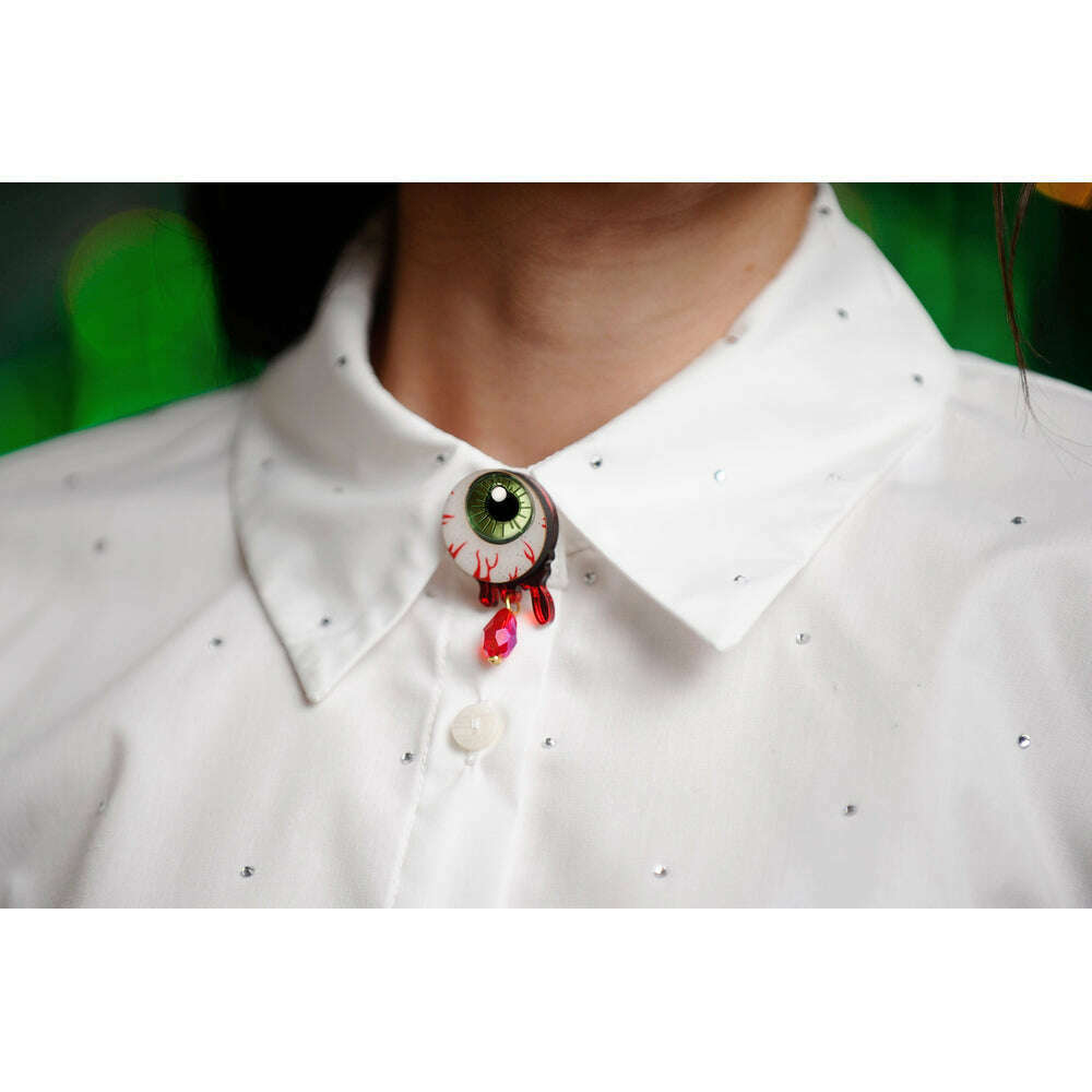 Bloody Eye Button Cover by Laliblue | PRE-ORDER SHIPS IN 2-3 WEEKS