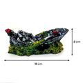 Bonisa Sunken Ship Aquarium Decor with Net Detail 18cm