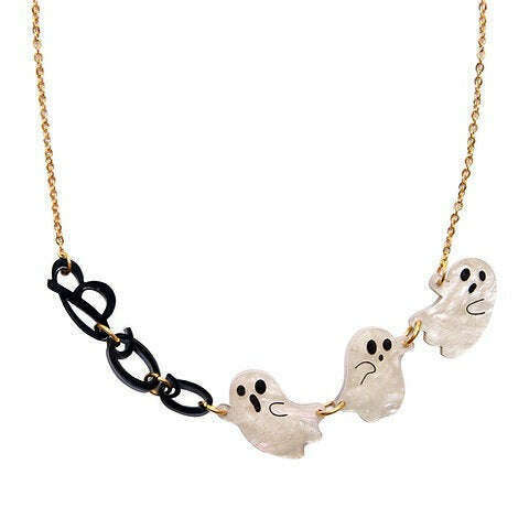 Boo Ghosts Necklace by Laliblue | PRE-ORDER SHIPS IN 2-3 WEEKS