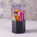 Box Up Multi-Compartment Makeup Brush Organizer with Lid