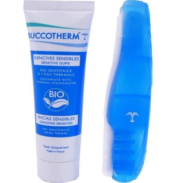 Buccotherm Travel Kit Bio Toothbrush & Toothpaste 25ml