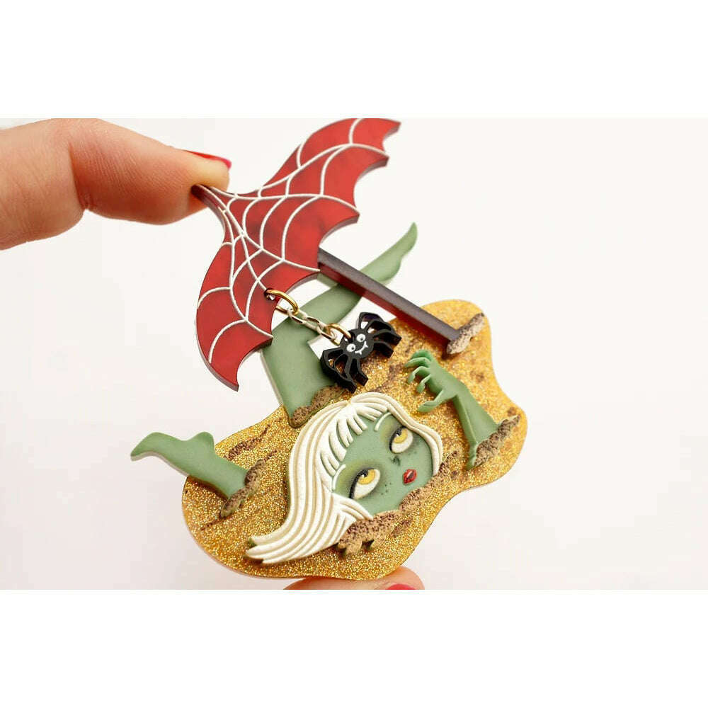 Buried Zombie Brooch by Laliblue | PRE-ORDER SHIPS IN 2-3 WEEKS