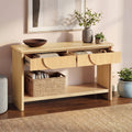 55" Fluted Console Table