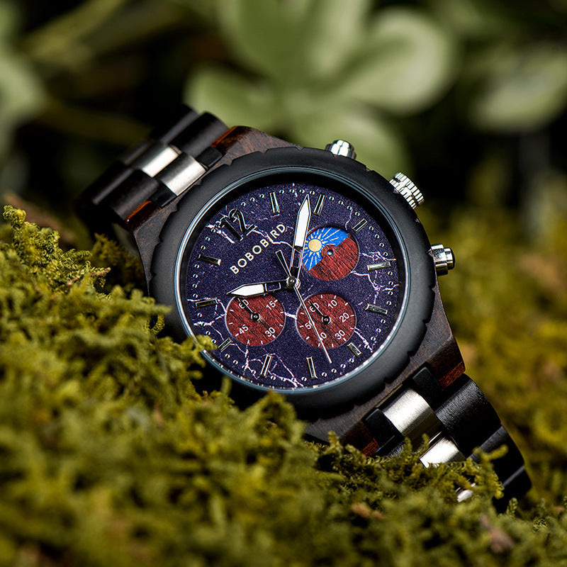 Wooden Watch Fashionable And Distinctive Mens Style