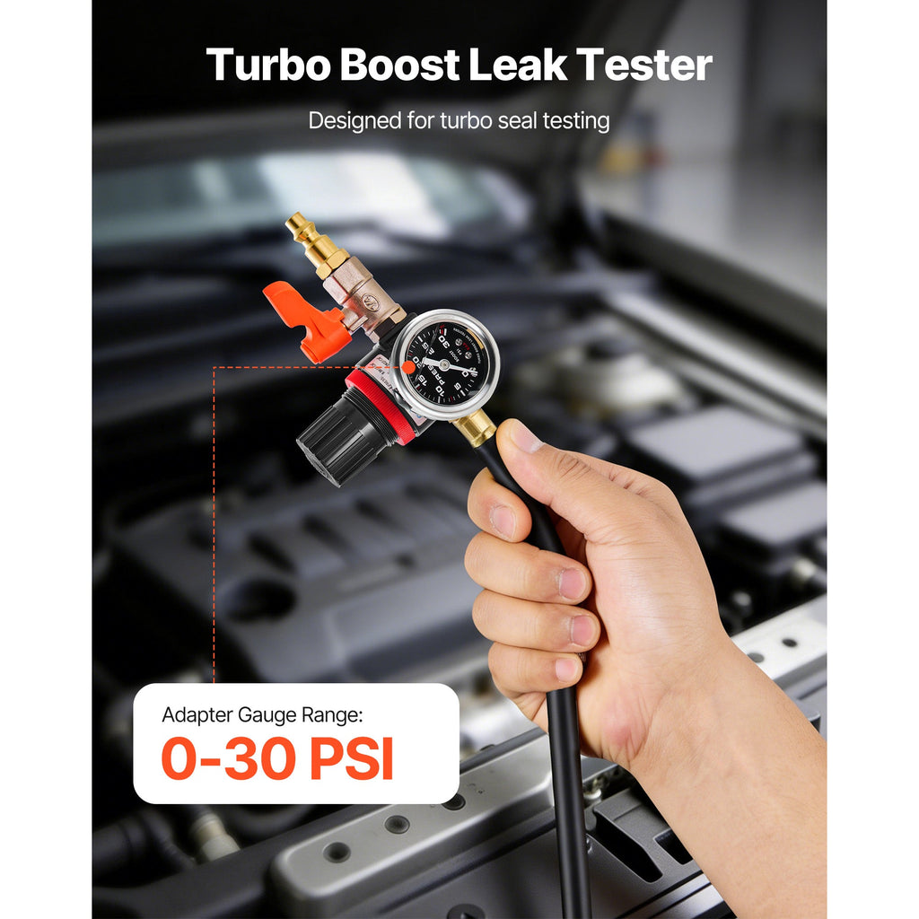 Turbo Boost Leak Tester 4" with 6061 Aluminum End Cap