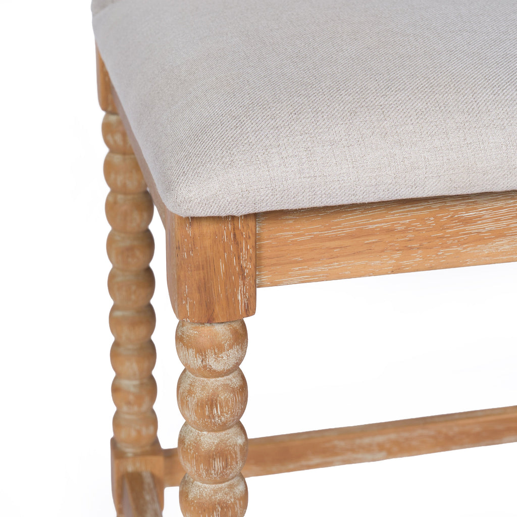 Farmhouse Coastal Counter Stools Set of 2