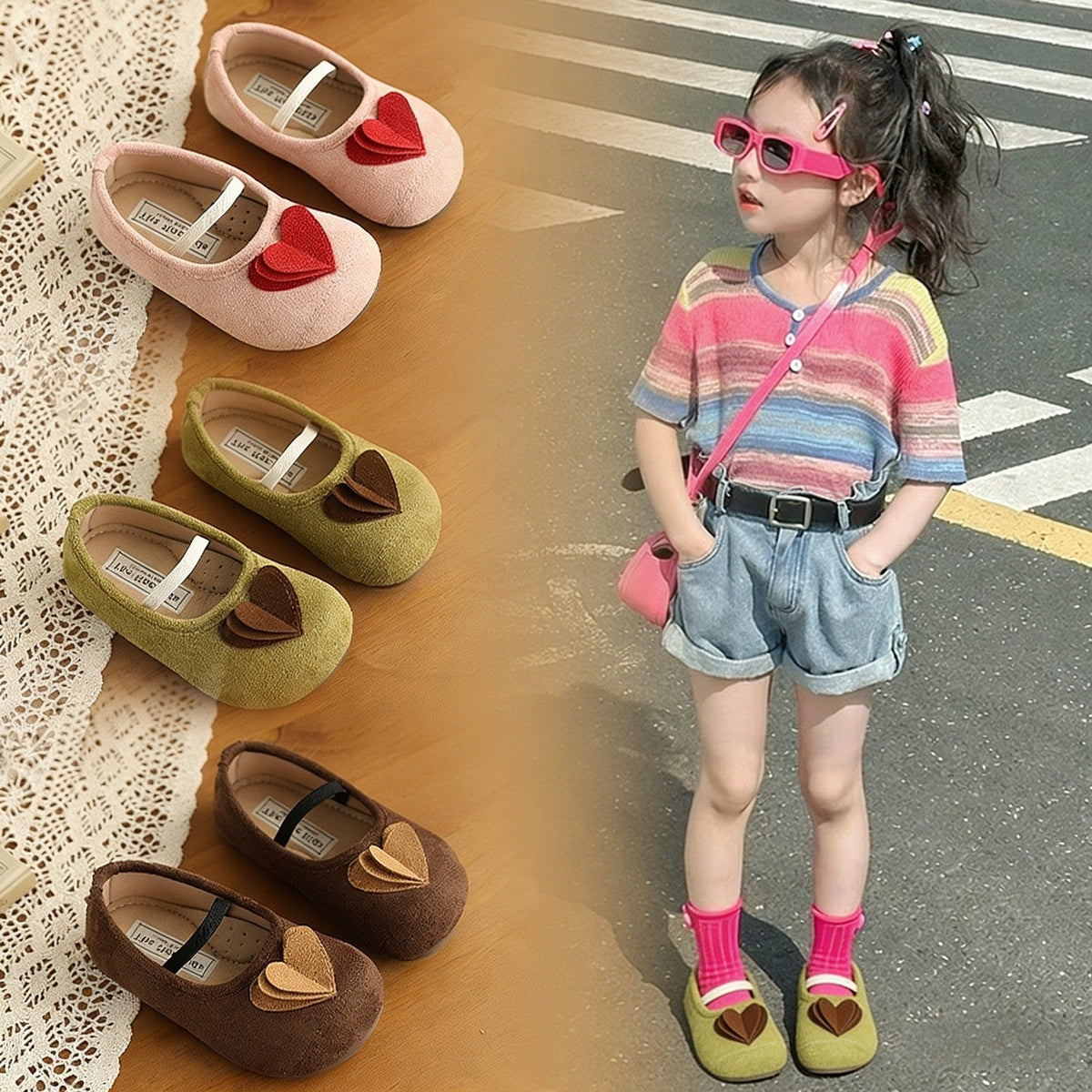 2026 Spring New Kids Loafers, Cute Princess Leather Shoes, Casual Dance Flat Shoes For Toddler Baby Girls