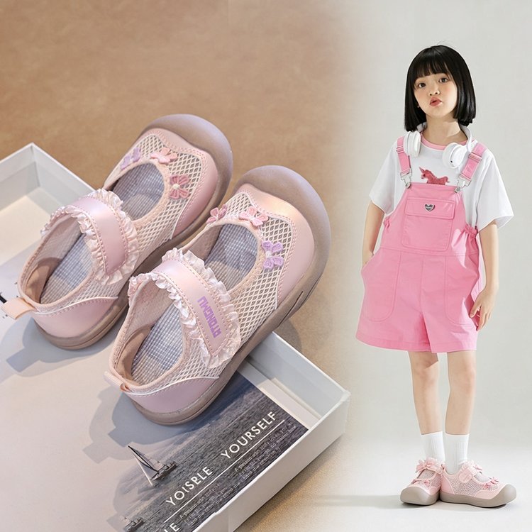 2026 Summer New Girls Mesh Breathable Sneakers, Toddler Soft Sole Non-Slip Casual Walking Shoes For Baby Girls