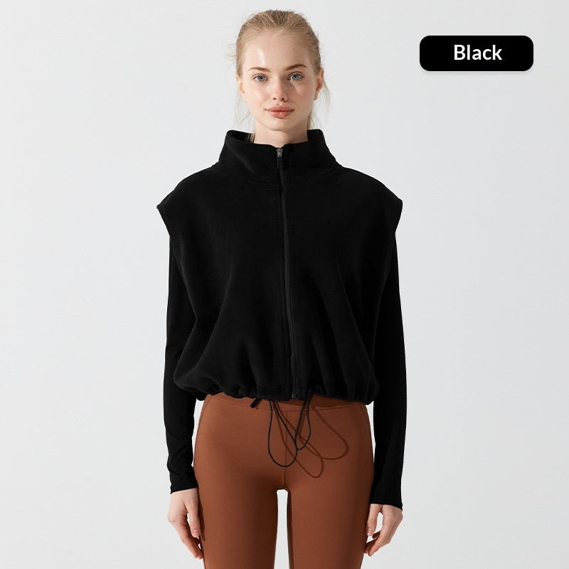 Warm Winter Fleece Vest For Women Wearable Outdoors