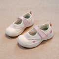 2026 Spring & Summer New Girls Single Mesh Breathable Sandals, Korean Style Toddler Canvas Shoes Versatile Casual Sneakers
