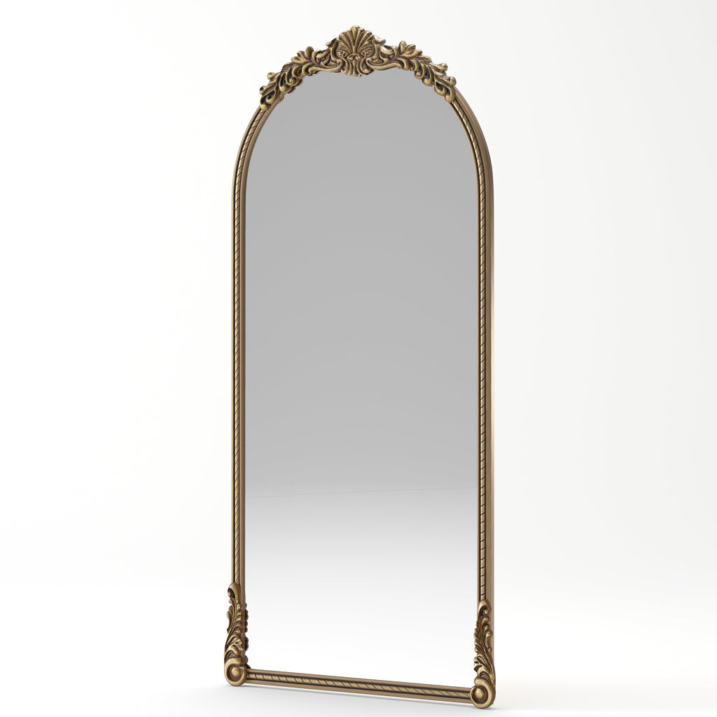 Arch Oval Vintage Relief Mirror Wall Hanging