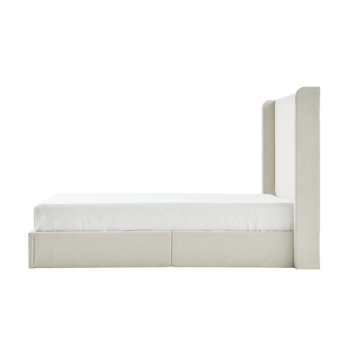Carmen Upholstered Wingback Bed