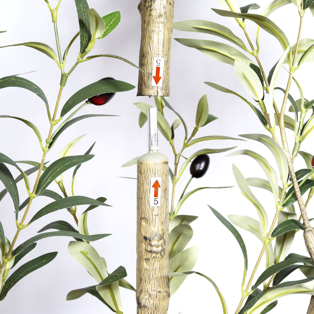7' Artificial Olive Tree