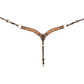 Cashel 2" Two-Toned Floral Tooled Leather Breast Collar