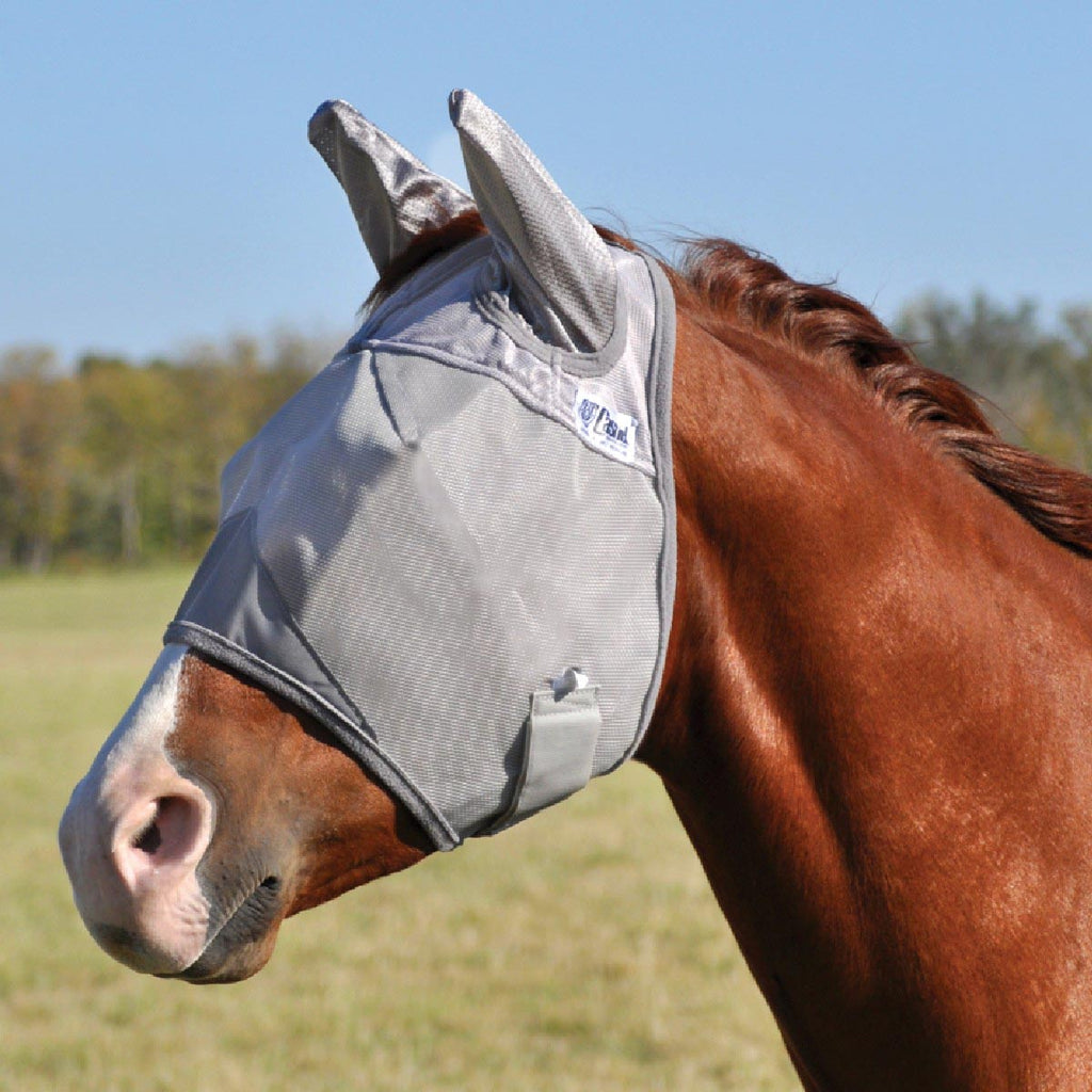 Cashel Crusader Fly Mask with Ears for Horses, Durable Micromesh UV Protection