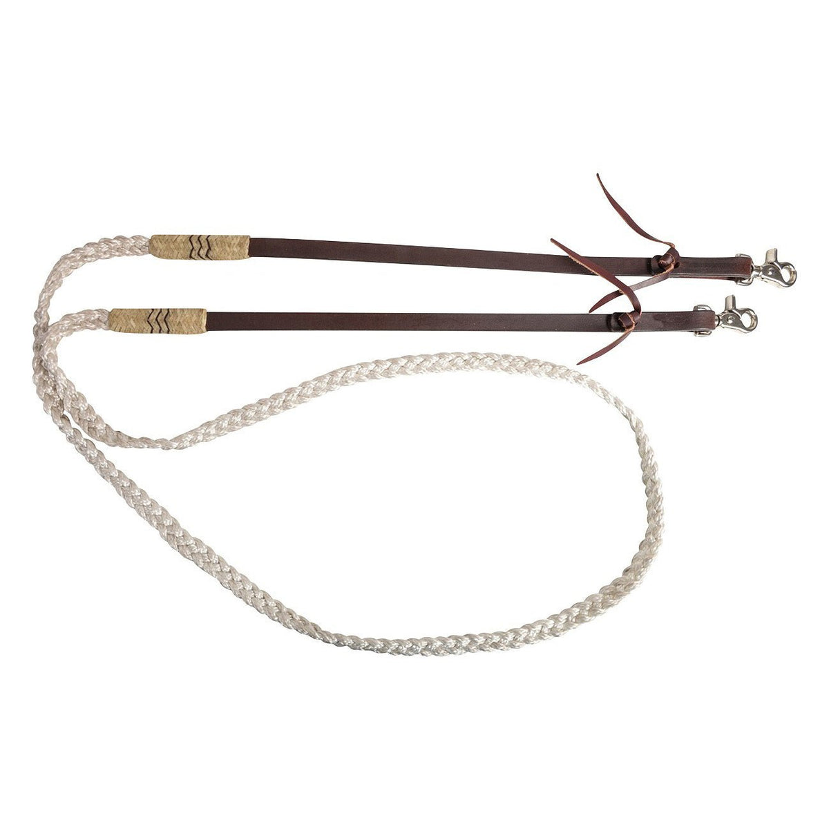 Cashel Flat Braid Leather Rein