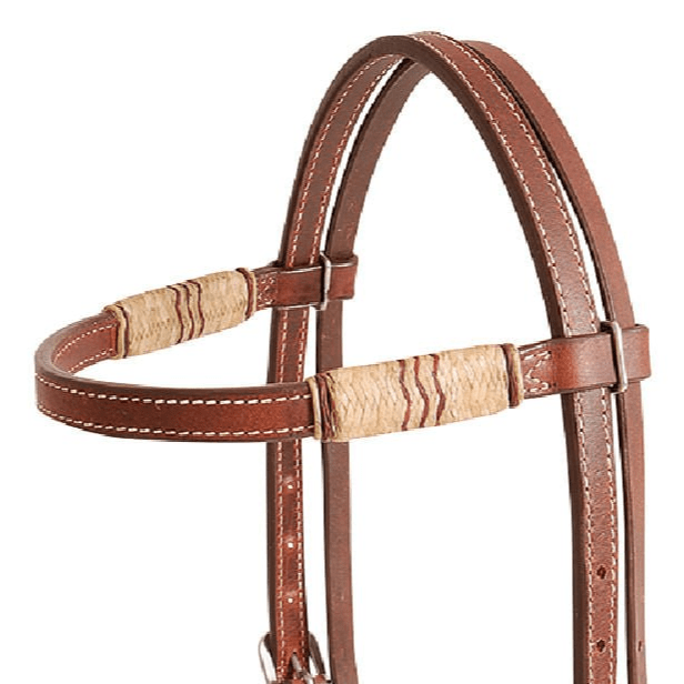 Cashel Rawhide Trim Browband Headstall