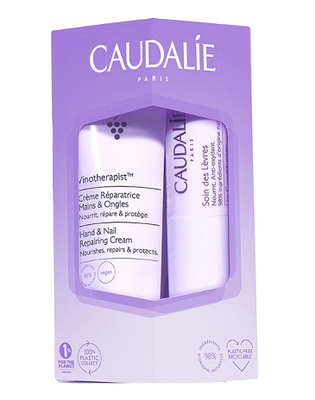Caudalie Vinotherapist Hand and Lip Care Duo Set