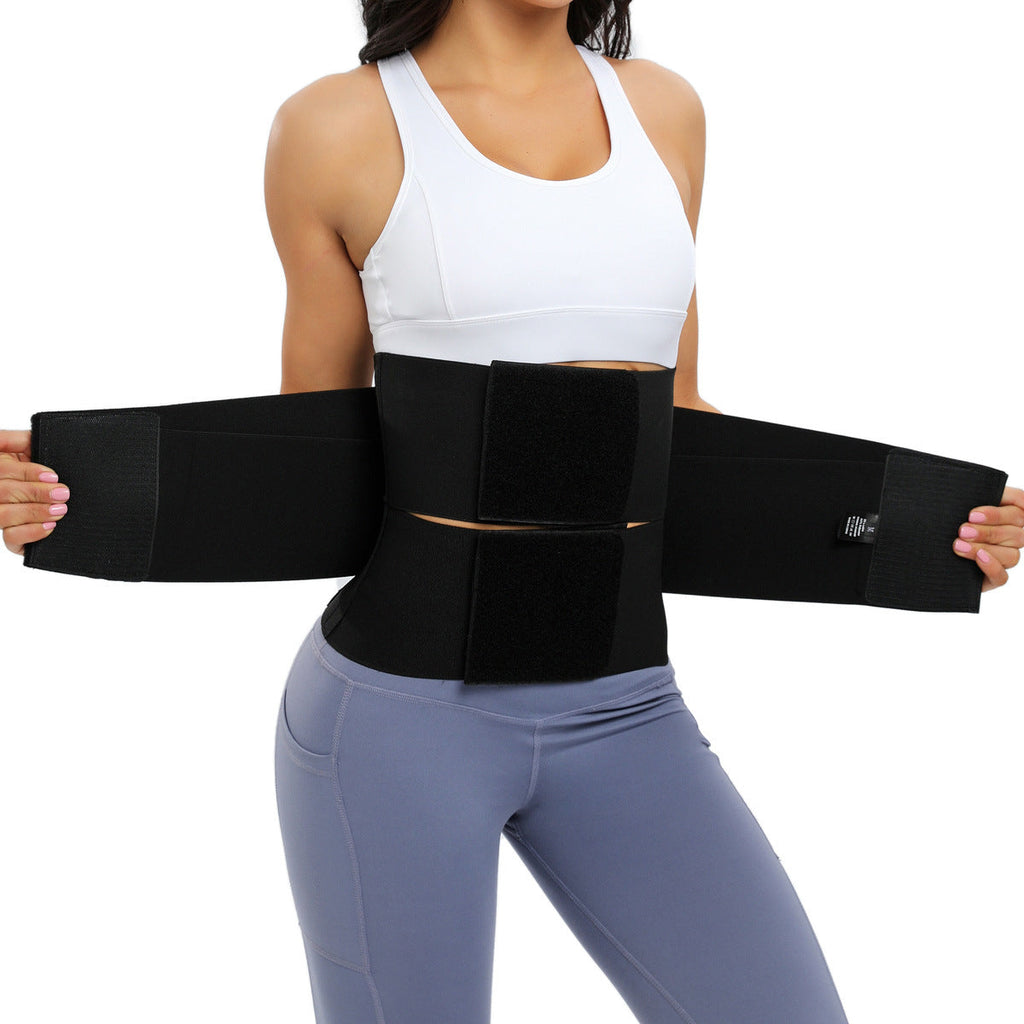 Cross-Border Popular Elastic Body Shaping Belt Waist Sports Restraint Belt Women's Elastic Abdominal Belt