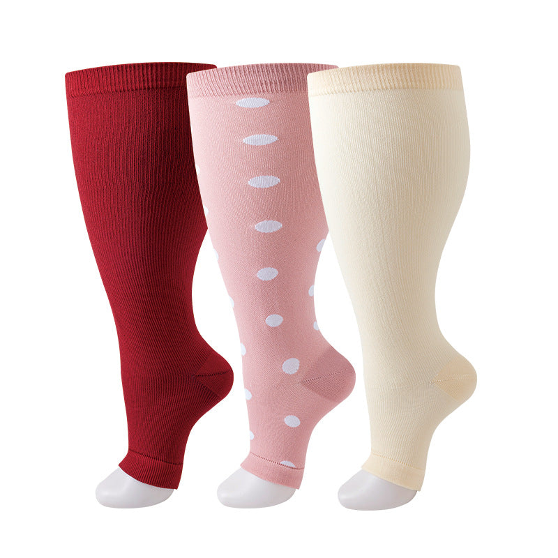 Plus-size Compression Socks, Nylon Nurse Socks For Men And Women