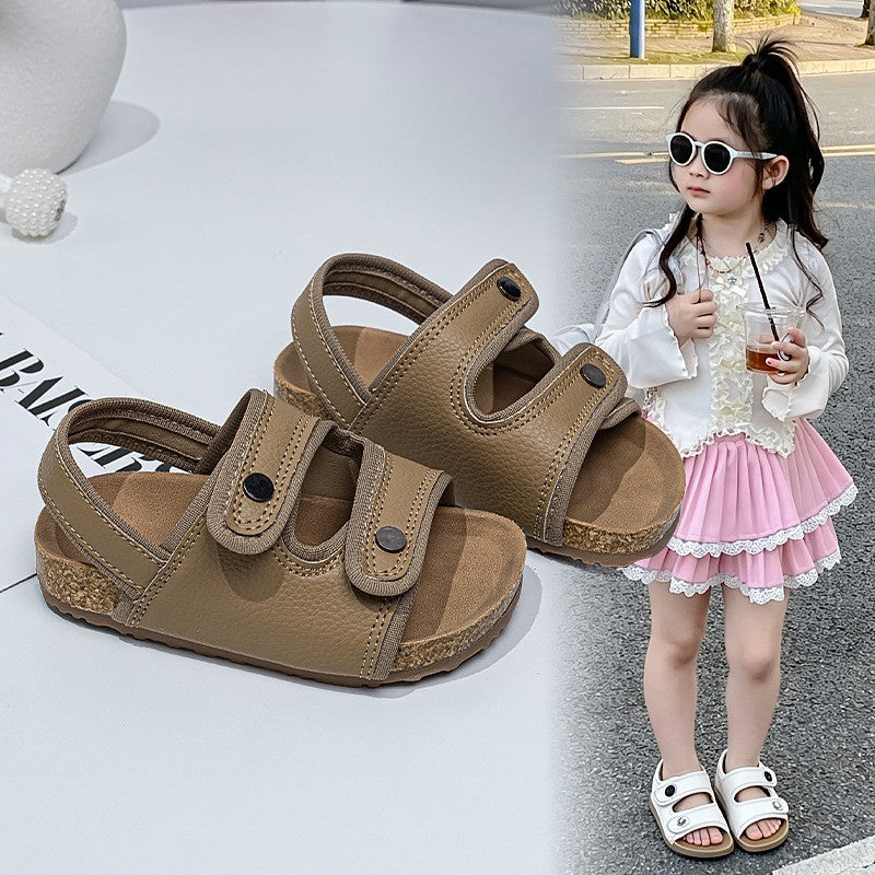 2026 Summer New Korean Style Kids Beach Sandals, Fashion Minimalist Comfortable Sandals For Boys And Girls