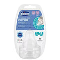 Chicco Physio Fast Flow Baby Bottle Nipples 4+ Months 2 Pack
