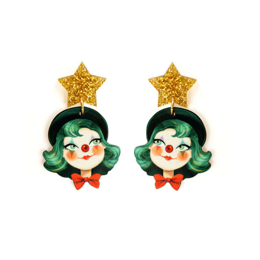 Clown Earrings by Laliblue | PRE-ORDER SHIPS IN 2-3 WEEKS