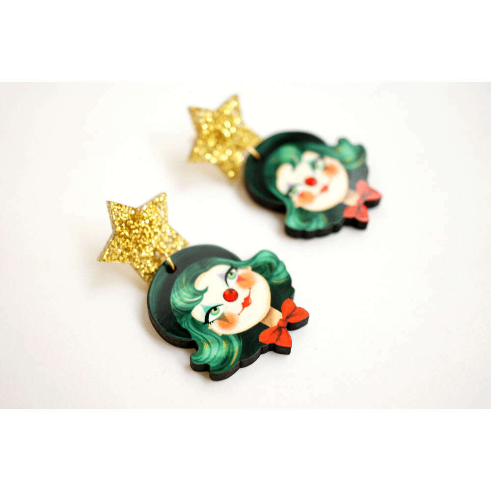 Clown Earrings by Laliblue | PRE-ORDER SHIPS IN 2-3 WEEKS